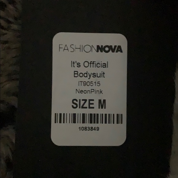 Neon Pink bodysuit - Picture 3 of 3